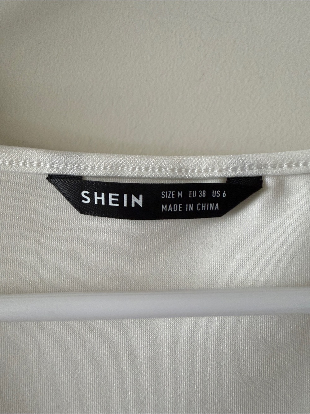 SHEIN V-Neck Ruffle Trim Crop Top - Picture 3 of 5